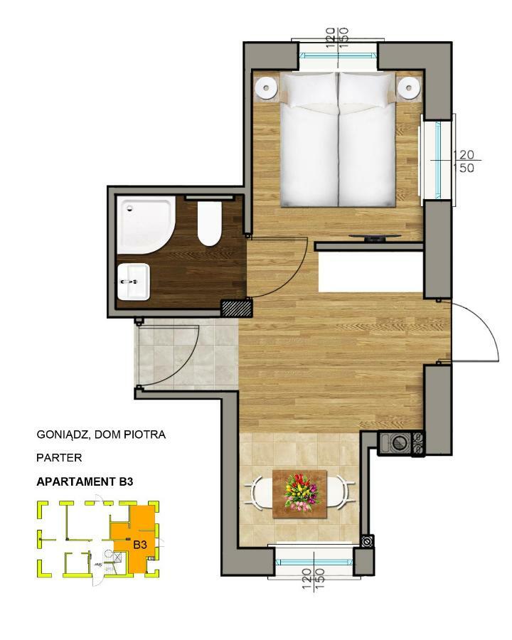 Appartement Dom Piotra à Goniądz Extérieur photo